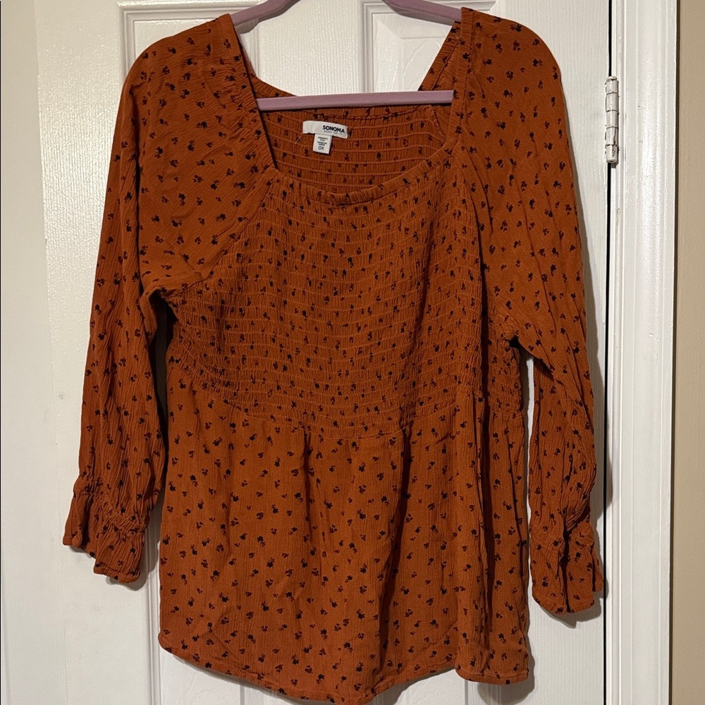 💜 Sonoma Floral Blouse